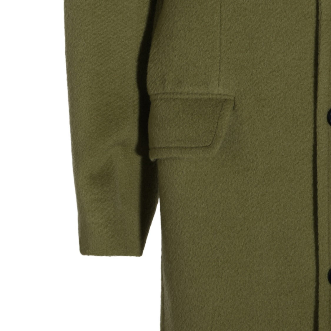 Marni Olive Green Belted Coat