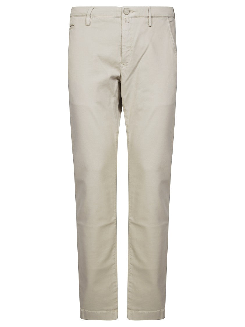 Jacob Cohen Slim Fit Bobby Tinto Trousers With Tailored Silhouette And Textured Finish