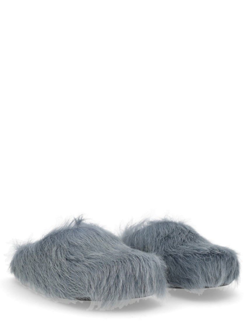 Marni Fussbet Plush Calf Hair Loafers