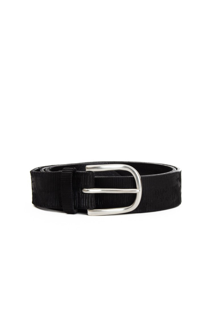 Orciani Lamellar Leather Belt