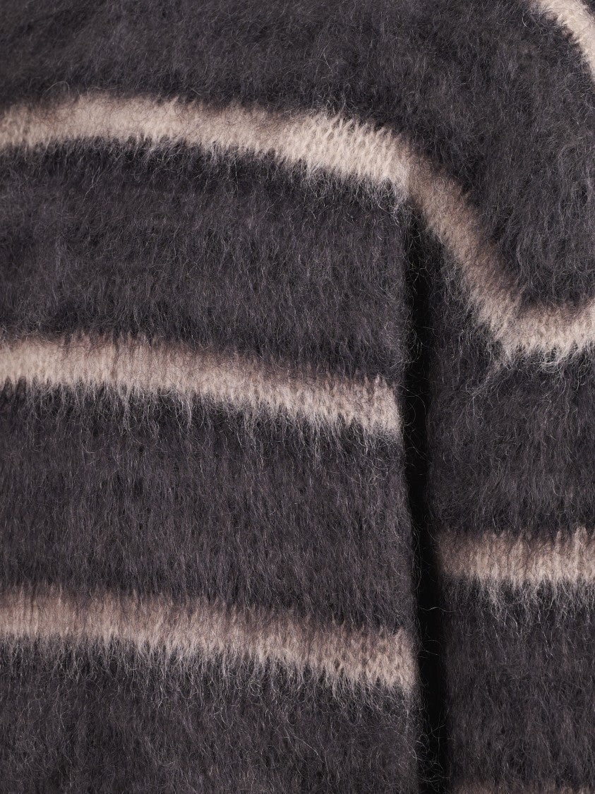 Marni Striped Mohair Blend Sweater