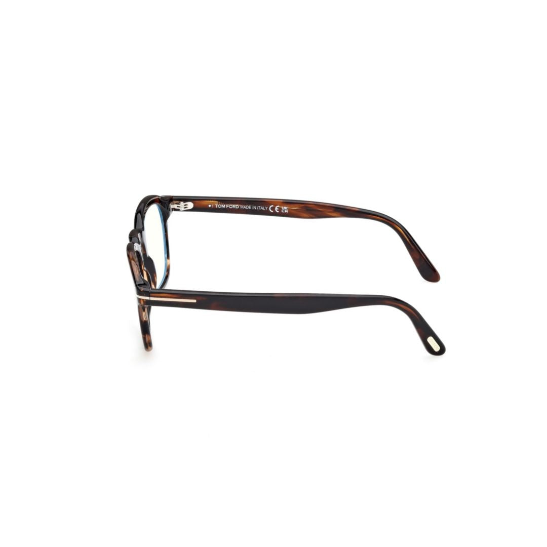 Tom Ford Ft6033-B Rectangular Tortoiseshell Eyeglasses