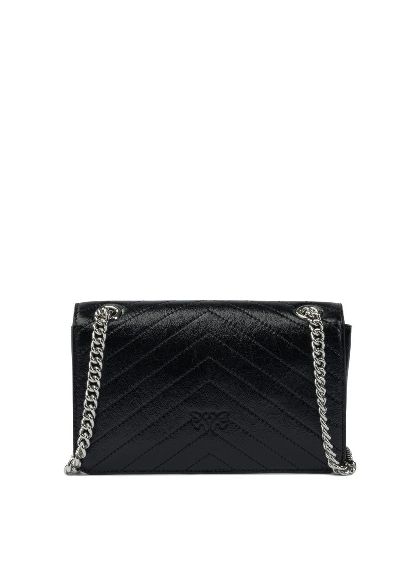 Pinko Calfskin Crossbody Bag