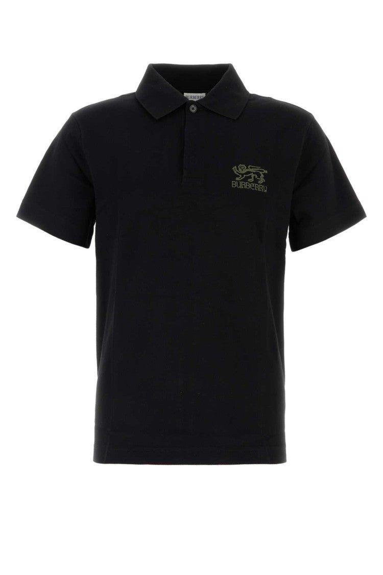 Burberry Black Piquet Polo Shirt