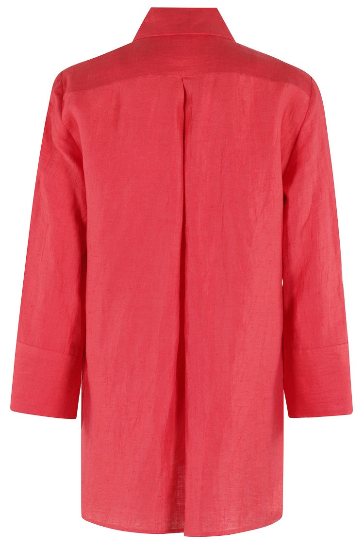 Seventy Crinkle Crinkle Linen Blend Shirt