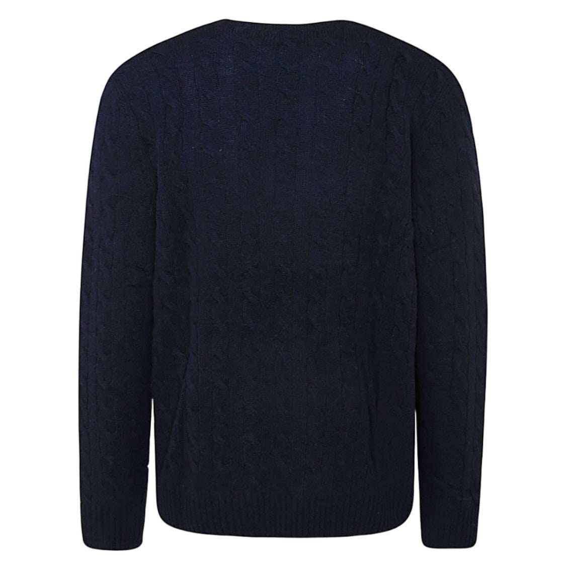 Polo Ralph Lauren Cable-Knit Embroidered Crew Neck Sweater