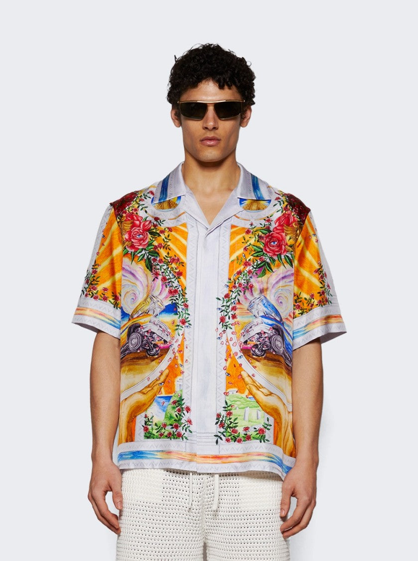 Casablanca A Tournade De Rose Shirt Multicolor