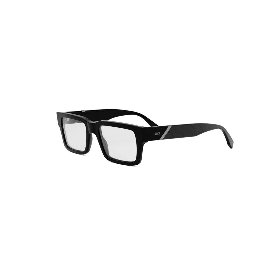Fendi Fe50114i Bold Rectangular Acetate Eyeglasses
