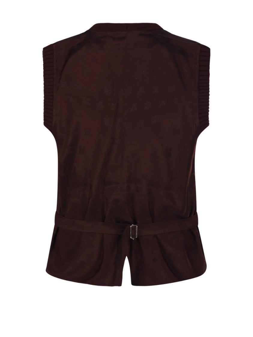 Max Mara Madre Knitted Waist Coat