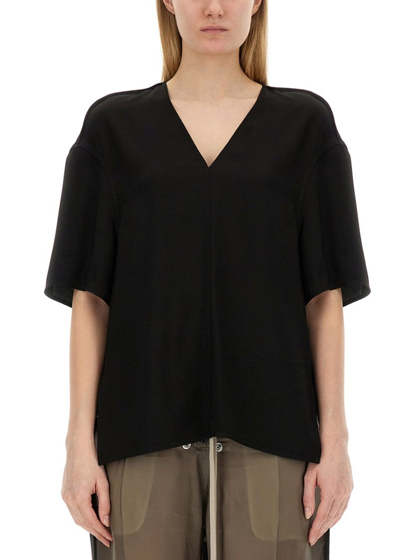 Rick Owens V-Neck T-Shirt