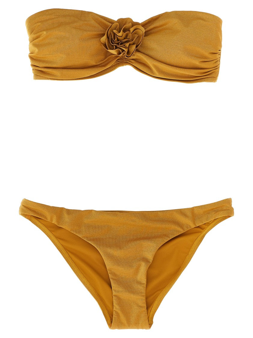 Zimmermann Lucky Bandeau Flower' Bikini