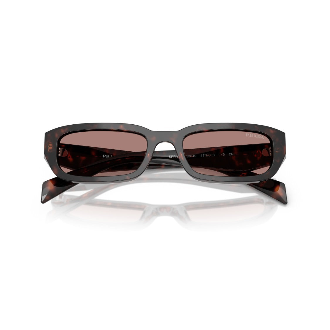 Prada 0Pr B06s Rectangular Tortoiseshell Acetate Sunglasses