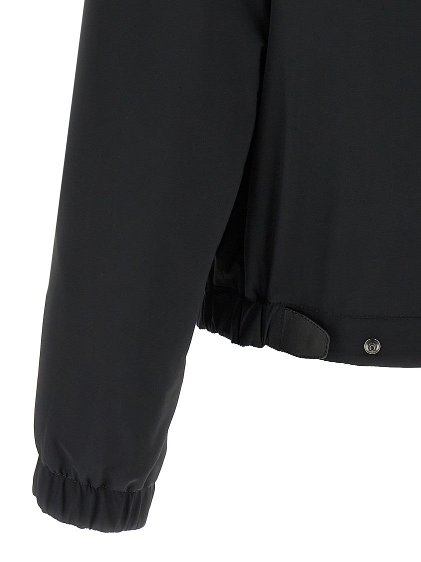 Brioni Reversible Blouson In Sea Island Cotton Jersey