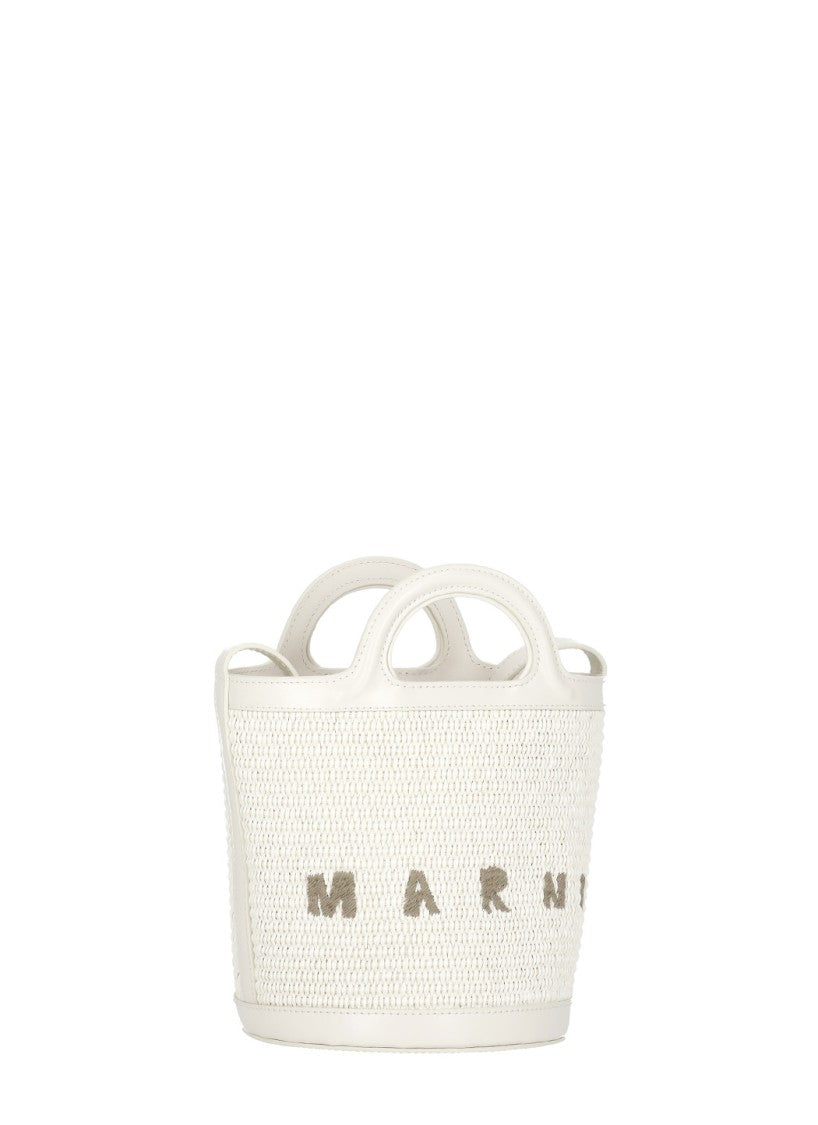 Marni Tropicalia Shoulder Bag With Contrasting Embroidered Logo