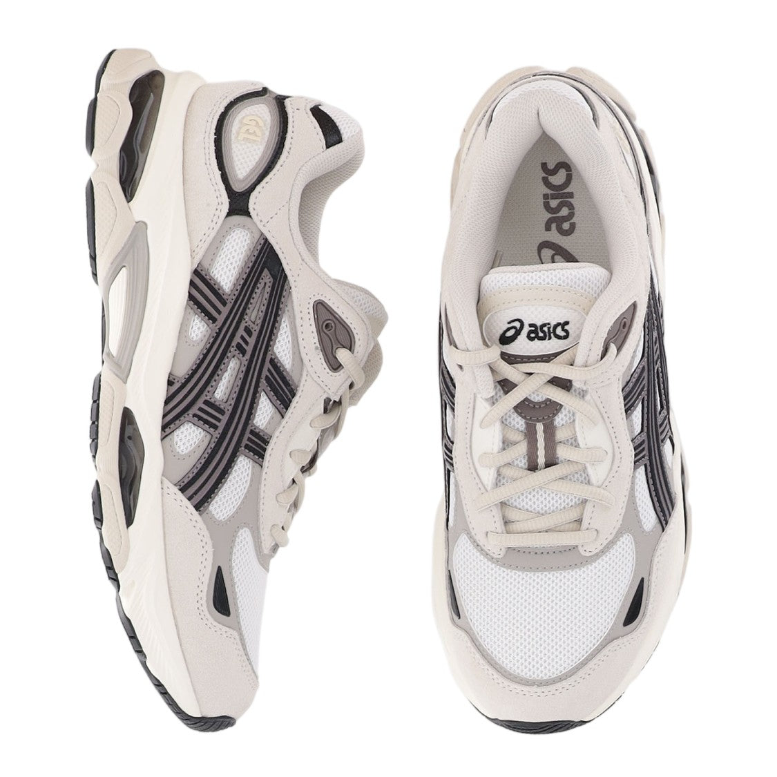 Asics Multicolor Gel-Nyc 12.1 Leather Mesh Sneakers