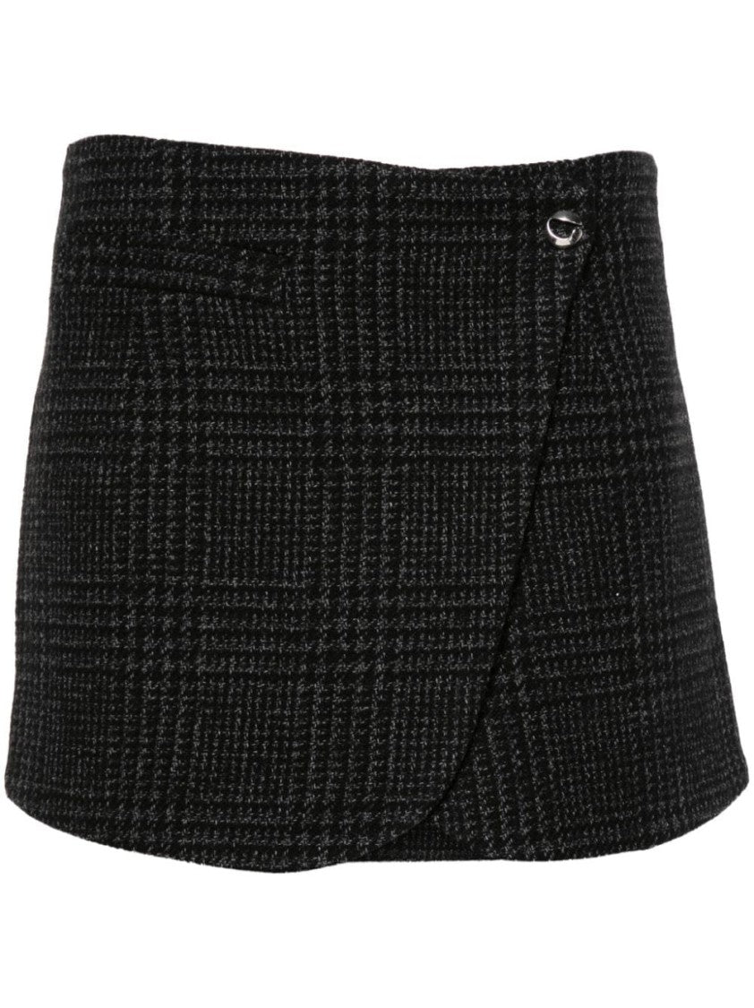Coperni Prince Of Wales Check Mini Skirt