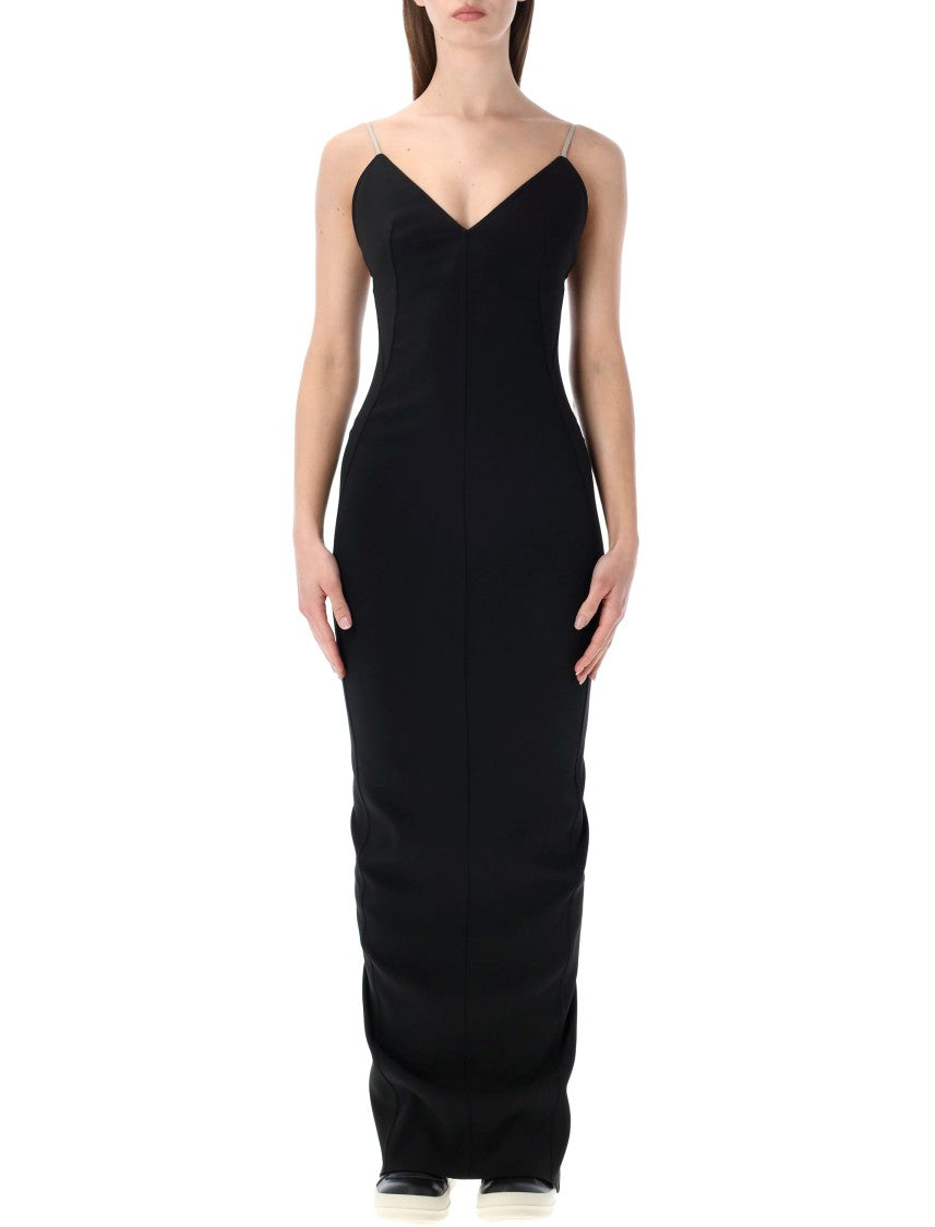 Rick Owens Body-Skimming Deep V Gown