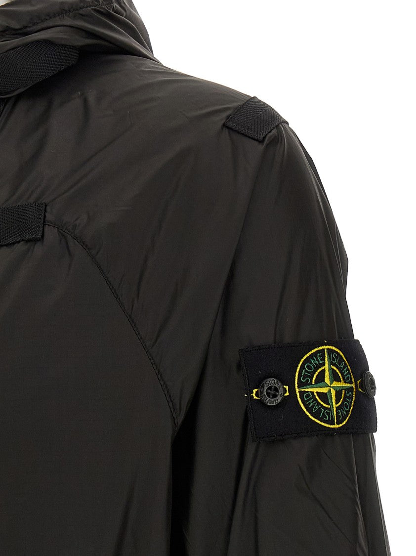 Stone Island High Tenacity Ripstop Nylon Windbreaker With Adjustable Hem