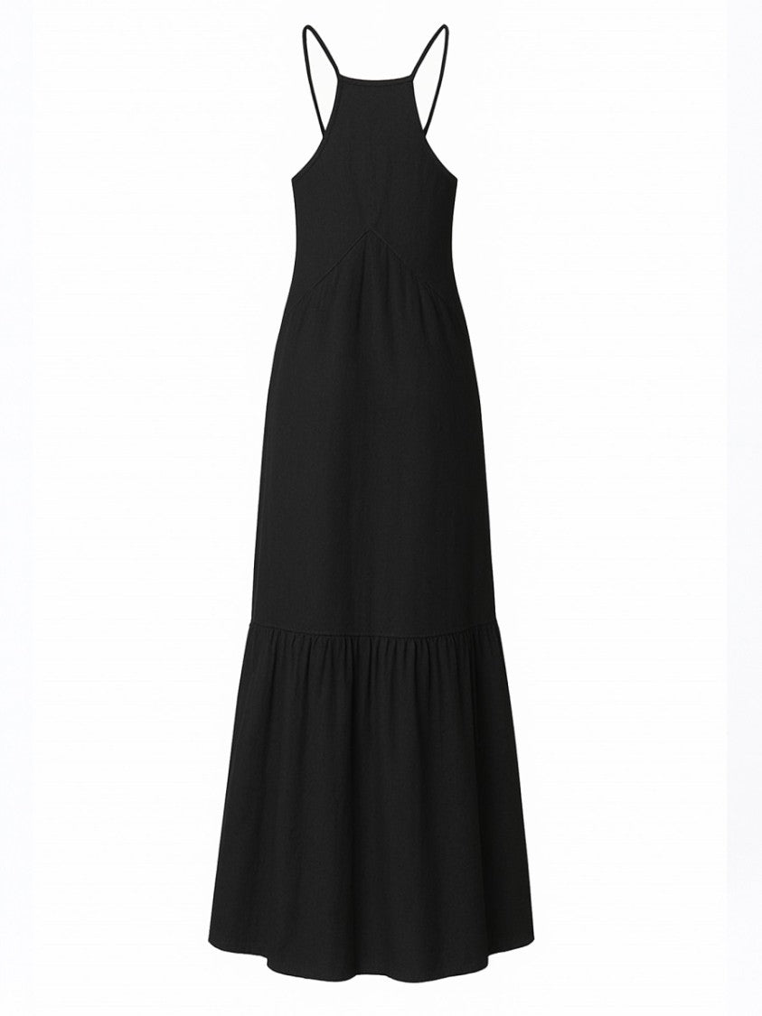 Isabel Marant Étoile Vasma Black Cotton Blend Dress