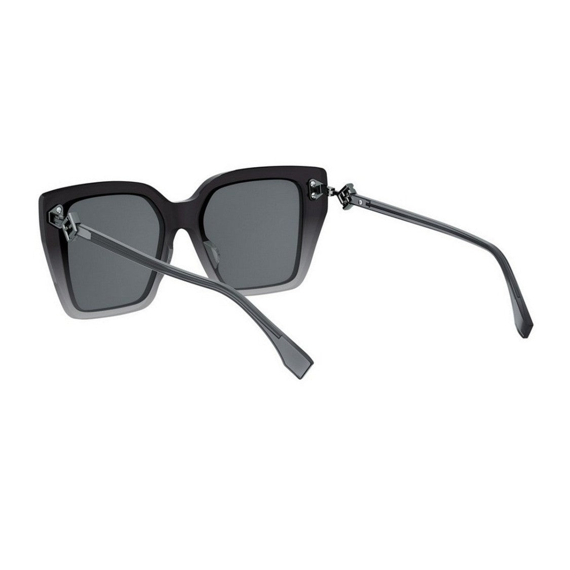 Fendi Grey Ff Diamonds Fe40161i Acetate Square Sunglasses