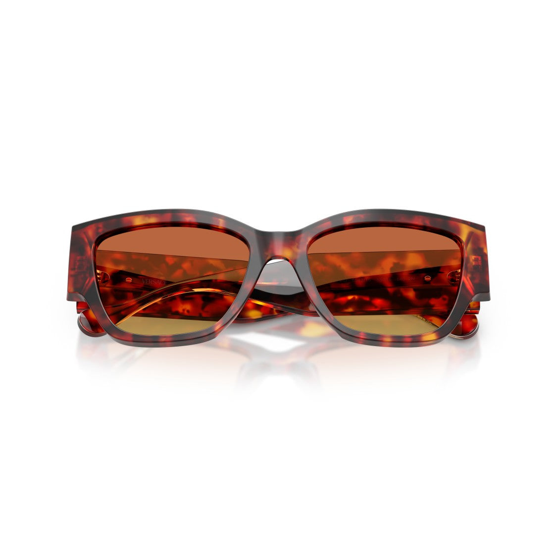 Versace 0Ve4509u Oversized Square Tortoiseshell Sunglasses