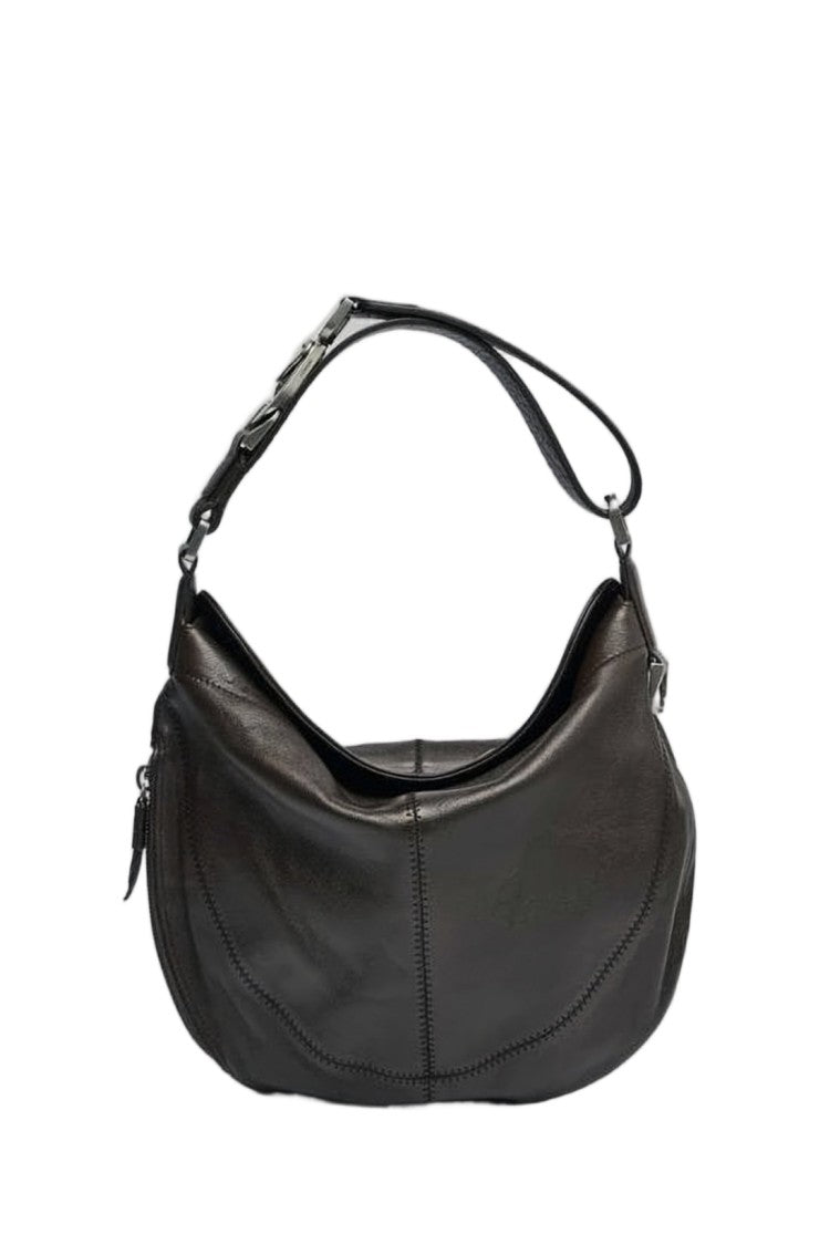 Lemaire Crescent-Shaped Suede And Calf Leather Tote Bag