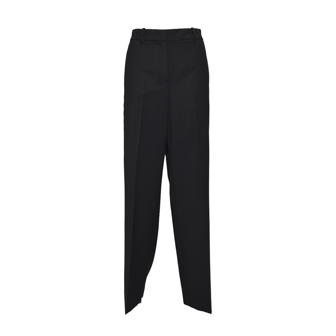 Missoni Black Wool Blend Pants With Embroidered Side Band