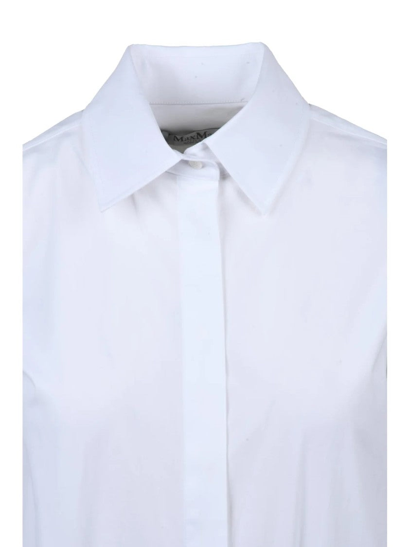 Max Mara White Cotton Stretch Bodysuit