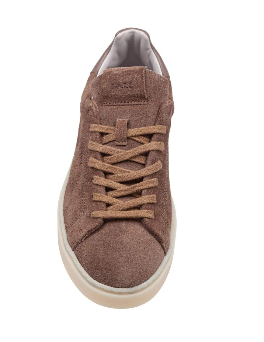 D.A.T.E Levante Suede Sneakers With Stitched Rubber Sole