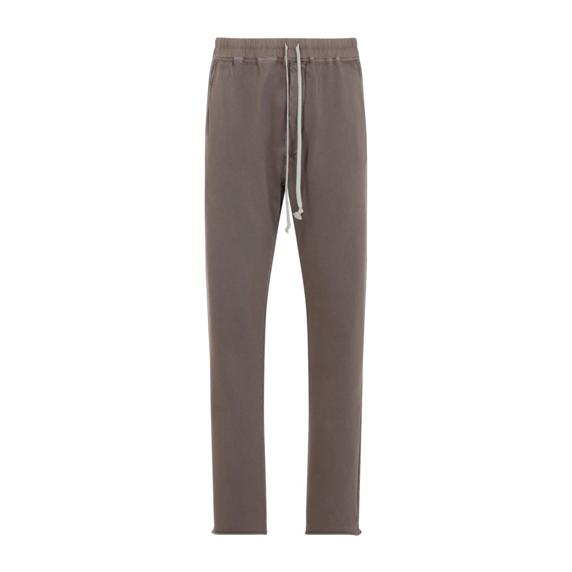 Drkshdw By Rick Owens Dust Grey Cotton Drawstring Pants With Relaxed Fit