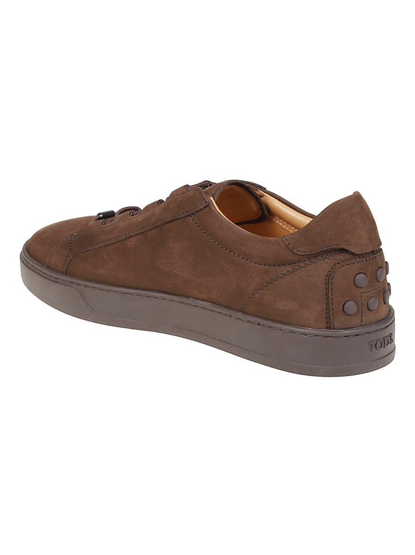 Tod's Brown Cassetta 04L Calf Leather Sneakers