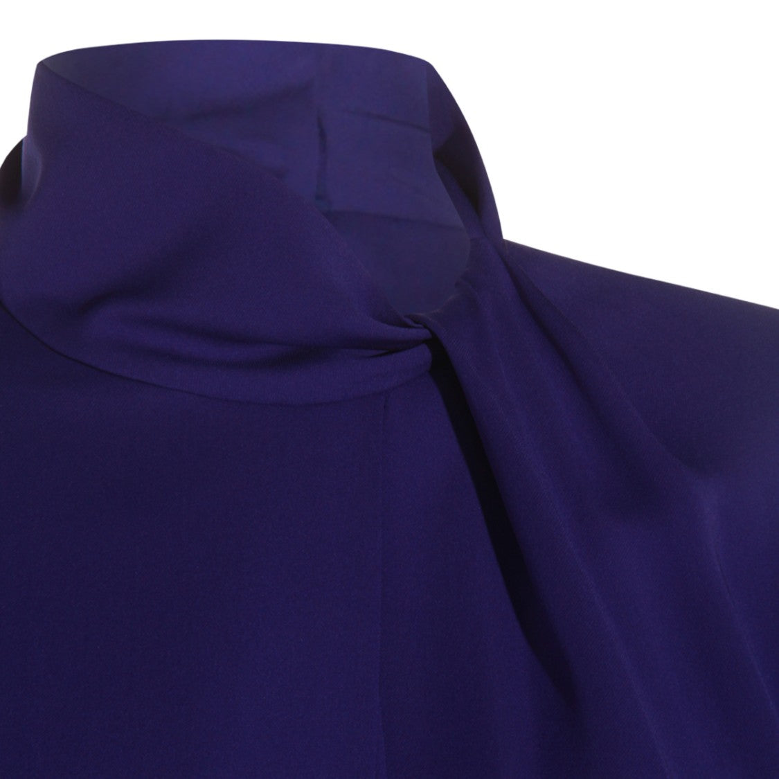 Tom Ford Satin-Finish Long-Sleeved Top With Draped Detail
