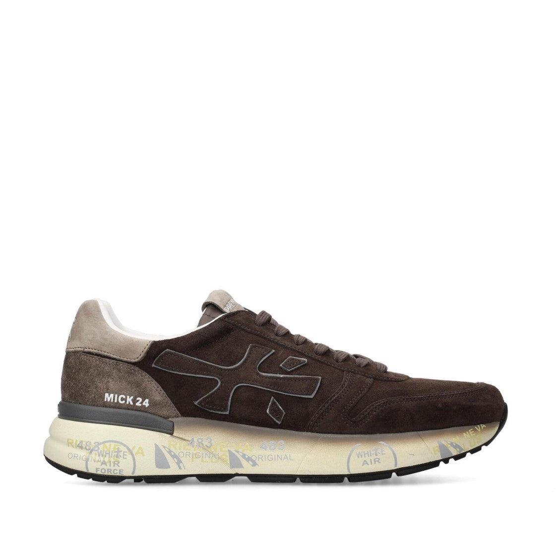 Premiata Mick Sneakers In Brown Suede