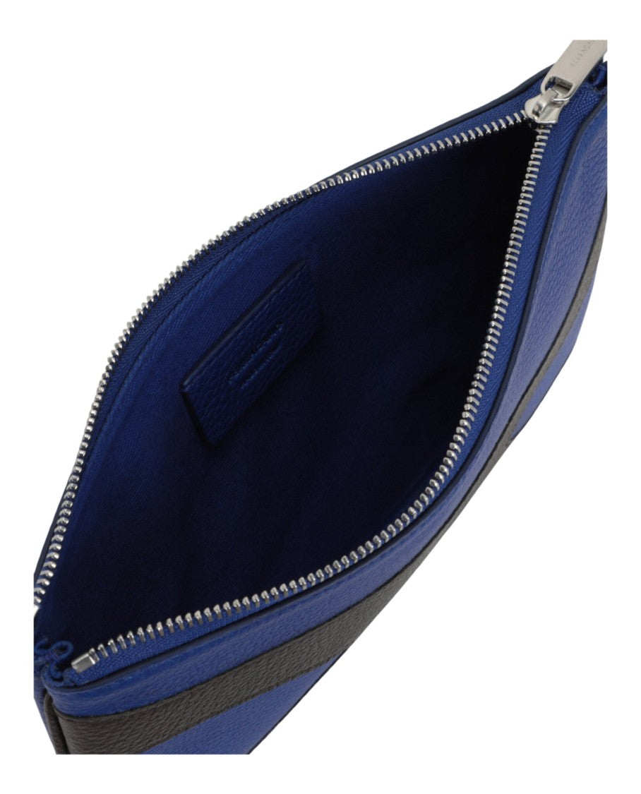 Ferragamo Cut-Out Pebbled Leather Phone Pouch