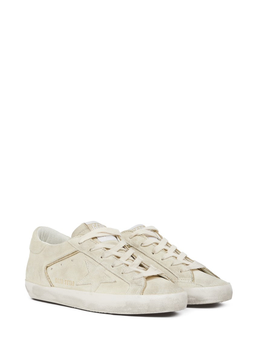 Golden Goose Suede Sneakers With Star Detail