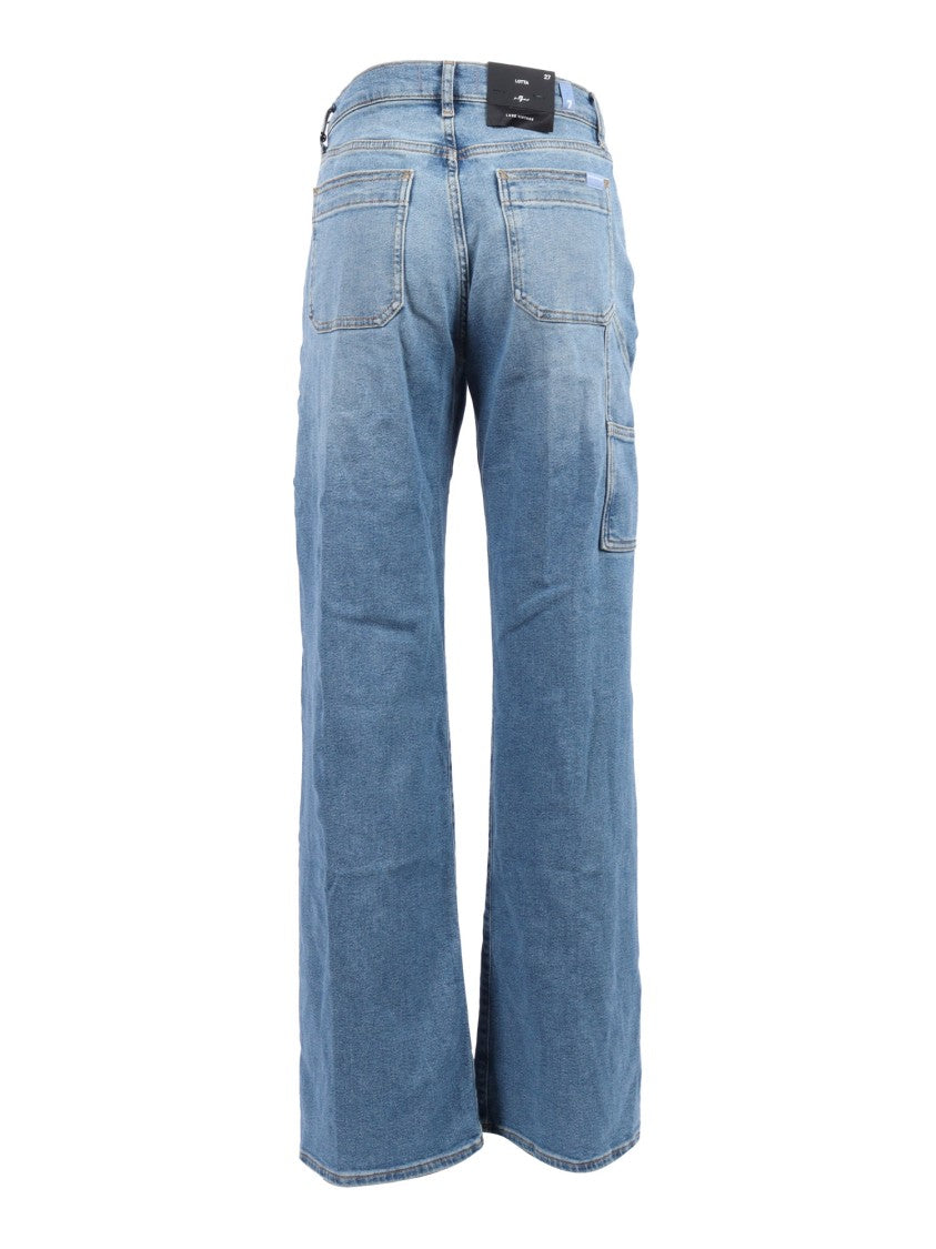 7 For All Mankind Lotta Trouser Fancy With Carpenter Details