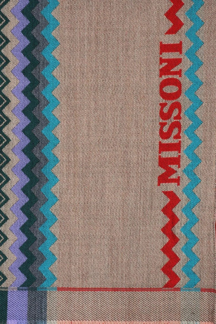 Missoni Beige Wool Scarf