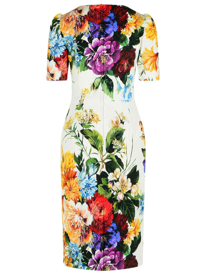 Dolce & Gabbana Bouquet Print 'Cretonne' Dress