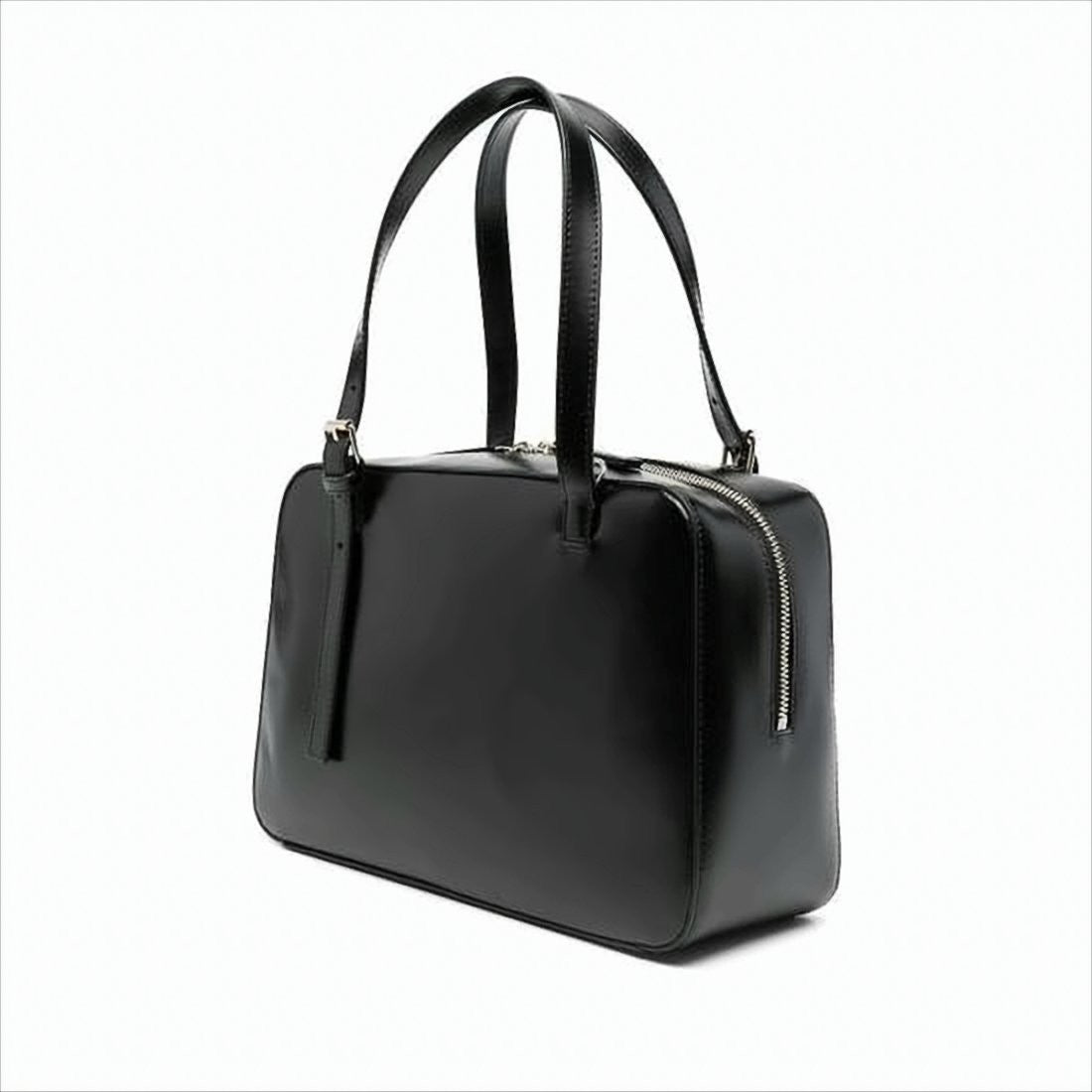 A.P.C. Polished Leather Tote Bag With Design
