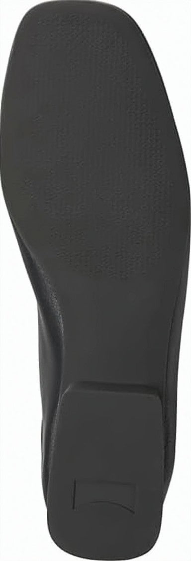 Camper Minimalist Black Flat Shoes With Rounded Toe And Subtle V-Cut