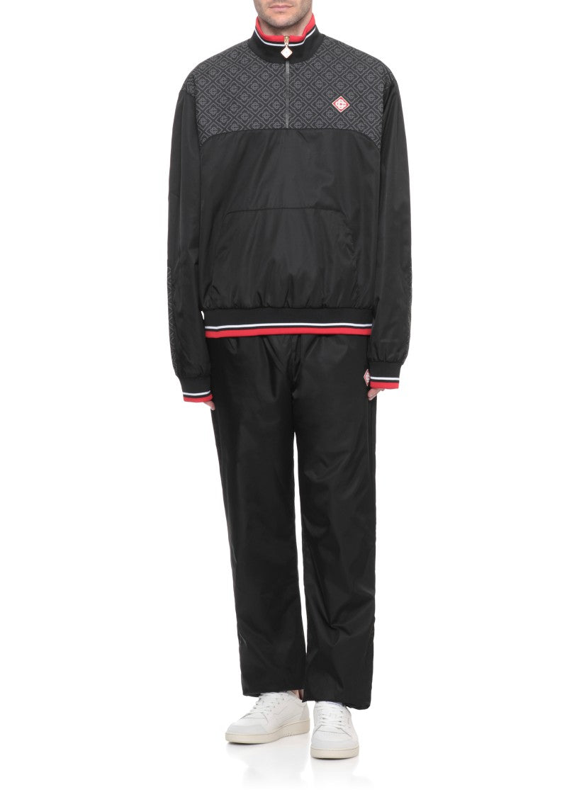 Casablanca Black Monogram Sweatshirt