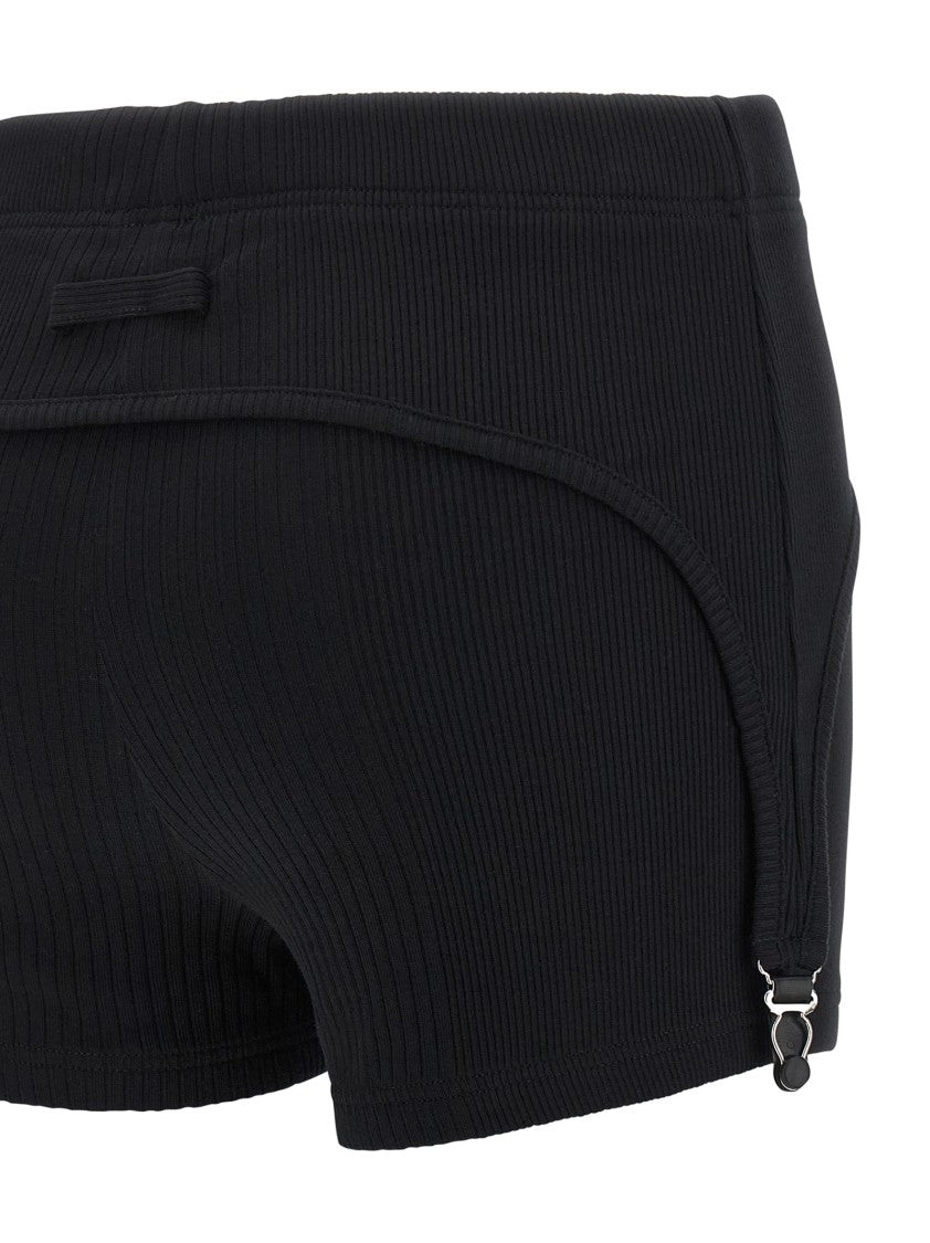 Jean Paul Gaultier 'The Black Garter' Shorts
