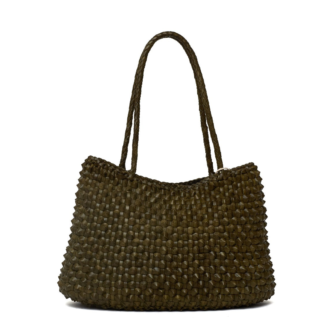Dragon Diffusion S.Croce Cactus Weave Handwoven Leather Tote Bag