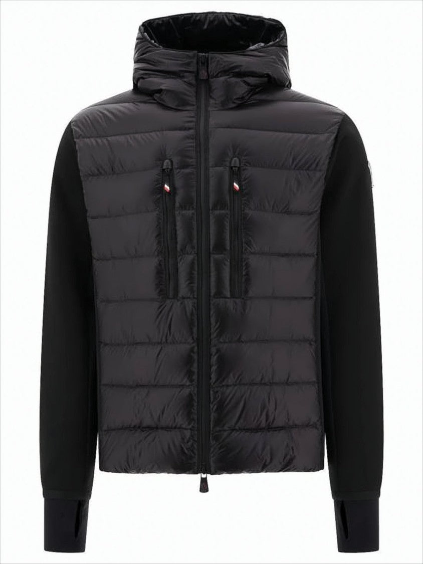 Moncler Quilted Hooded Jacket With Padded Front