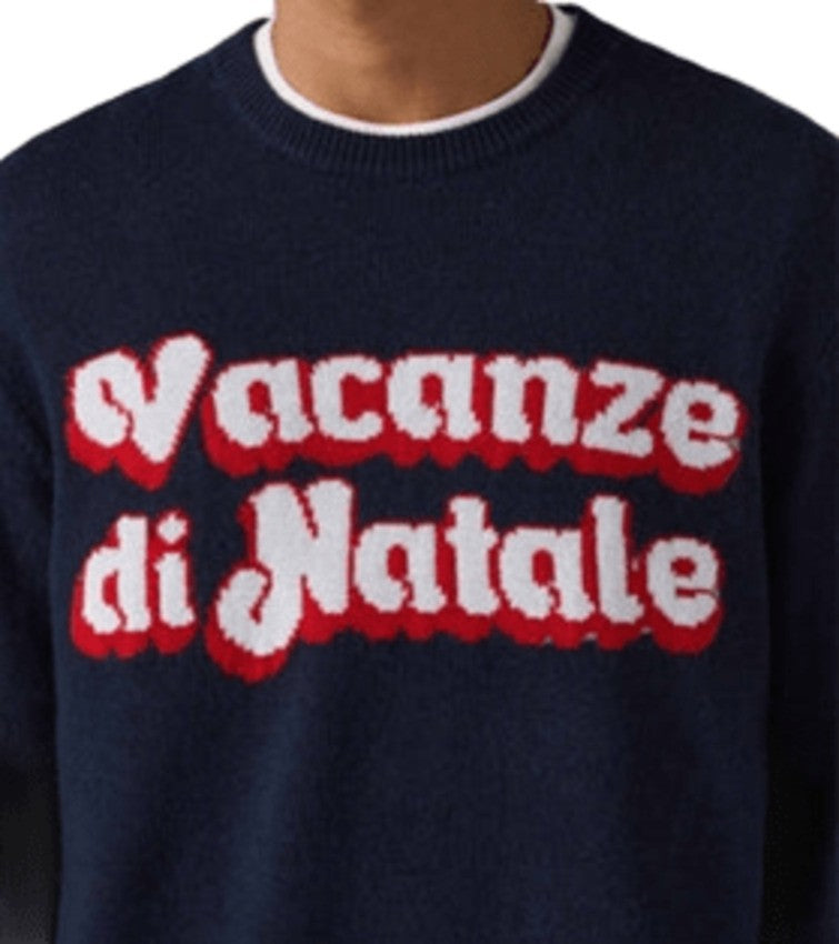 Mc2 Saint Barth Heron Christmas Holiday Jacquard Sweater