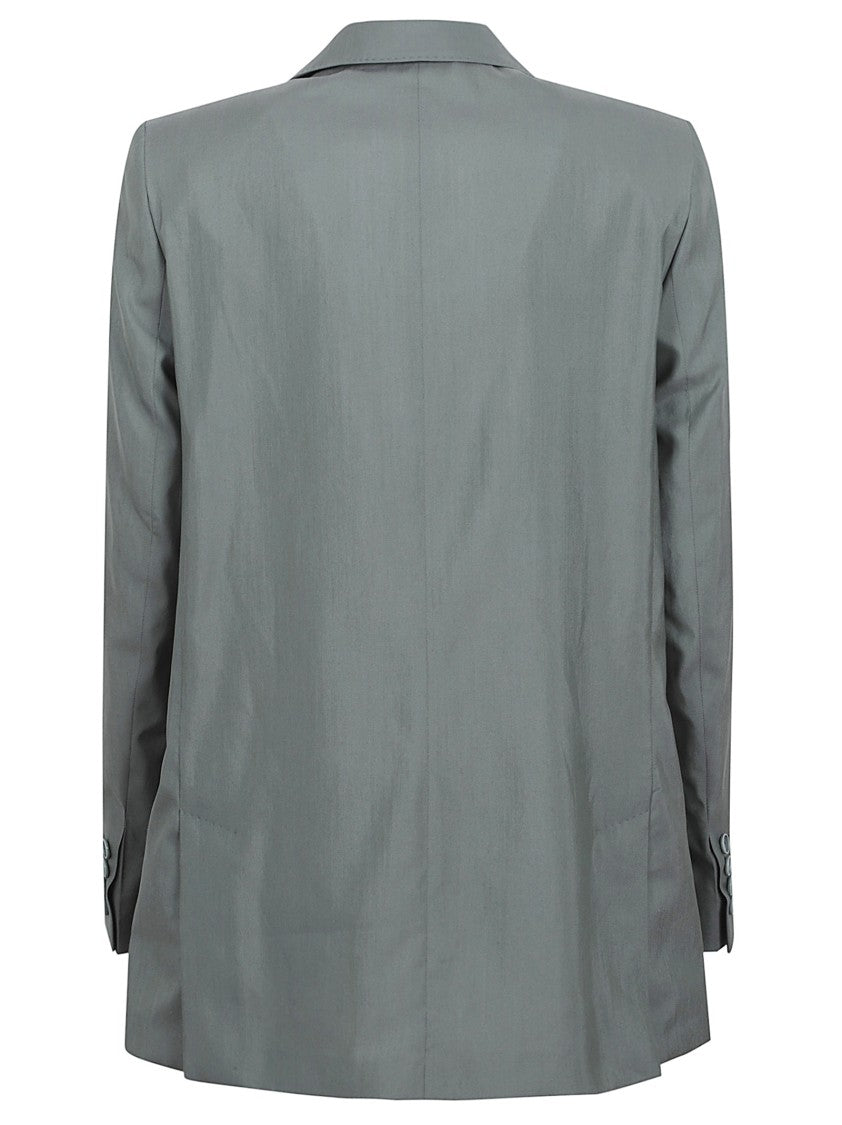 Max Mara Double-Breasted Structured Jacket With Wide Lapels