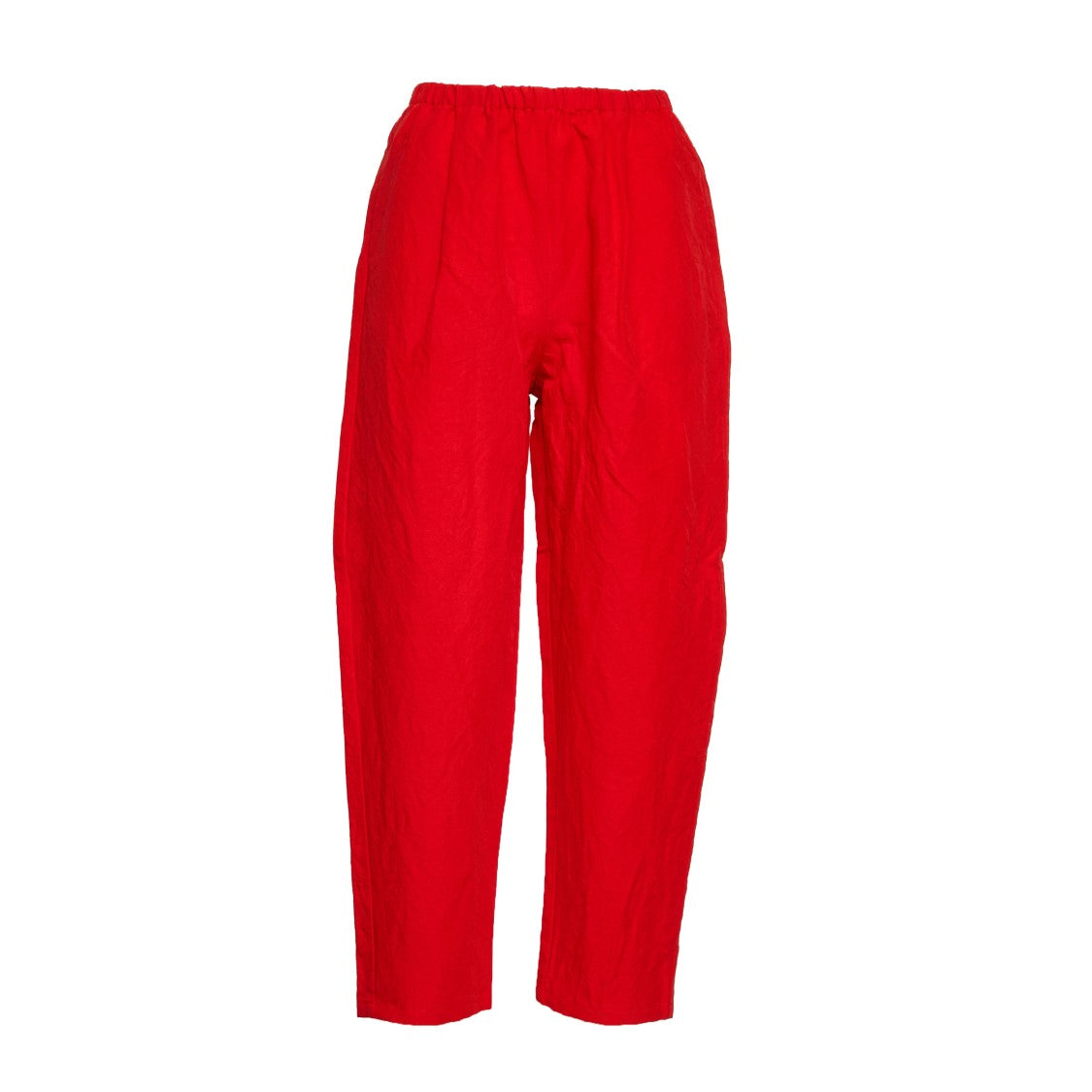 Apuntob Elasticated Waist Soft Straight-Leg Pants