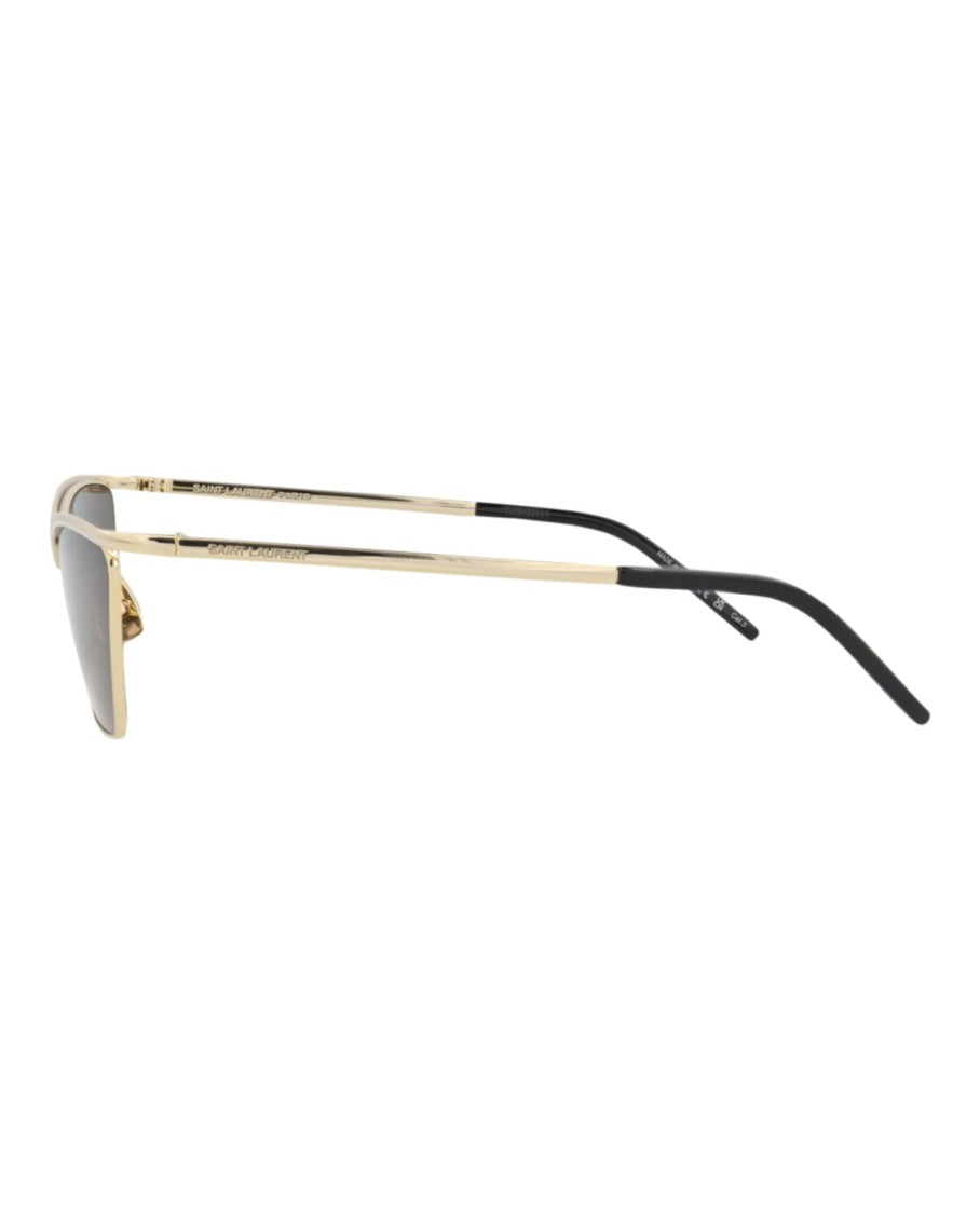 Saint Laurent Cat Eye-Frame Metal Sunglasses