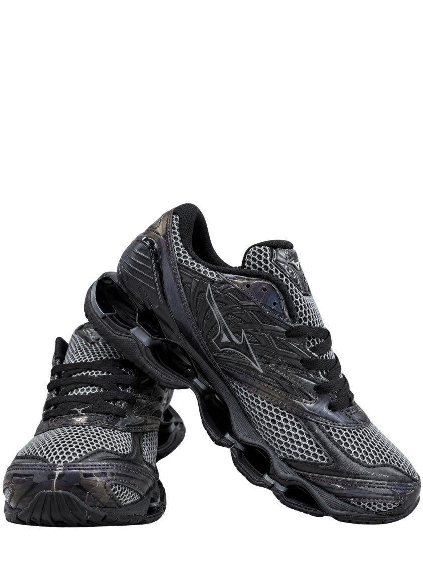 Mizuno Futuristic Wave Prophecy Sneakers With Glossy Sculpted Sole