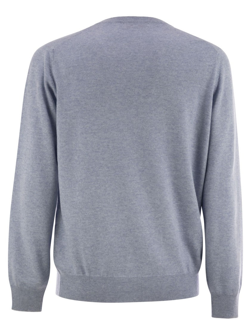 Brunello Cucinelli Pure Cashmere Crew-Neck Sweater